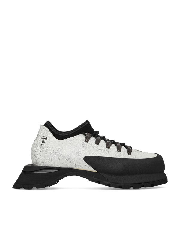 POYANA BOOT WHITE - black outsole – Demon Footwear